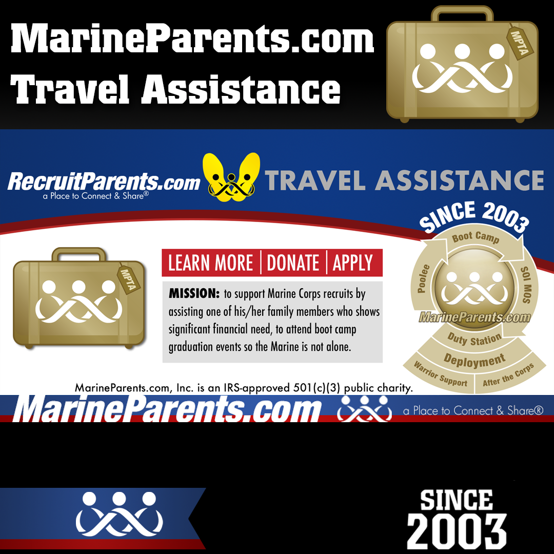 Funding to Travel to Boot Camp Graduation
